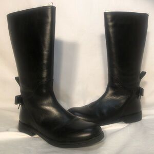 Geox J8449A Girls Italian Patent Leather Boots US sz 5, IT/EU sz 35. Girls shoes